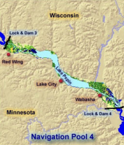 Lake Pepin Fishing Map River Information - Muddy Waters River Guide